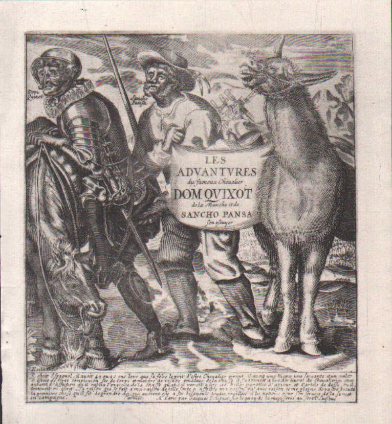 LES ADVANTVRES DU FAMEUX CHENALIER DOM QVIXOT DE LA MANCHE ET DE SANCHO PANSA