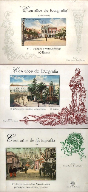 CIEN AÑOS DE FOTOGRAFIA (CEUTA 1859-1959) 3 CARPETAS CON 60 LÁMINAS EN B/N. CADA UNA