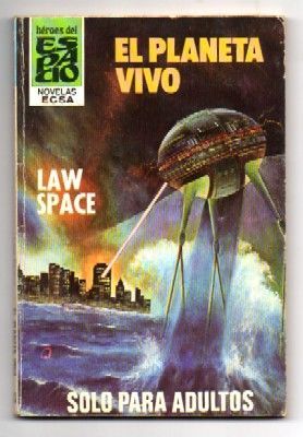 EL PLANETA VIVO. COL. HEROES DEL ESPACIO Nº 18. NOVELAS ECS.