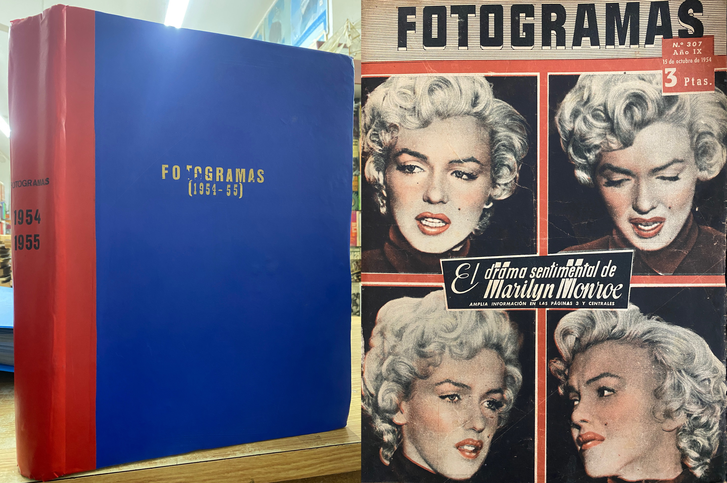 REVISTA FOTOGRAMAS. RECOPILACIÓN DE NÚMEROS DE LOS AÑOS 1954-55 (LEER DESCRIPCIÓN)