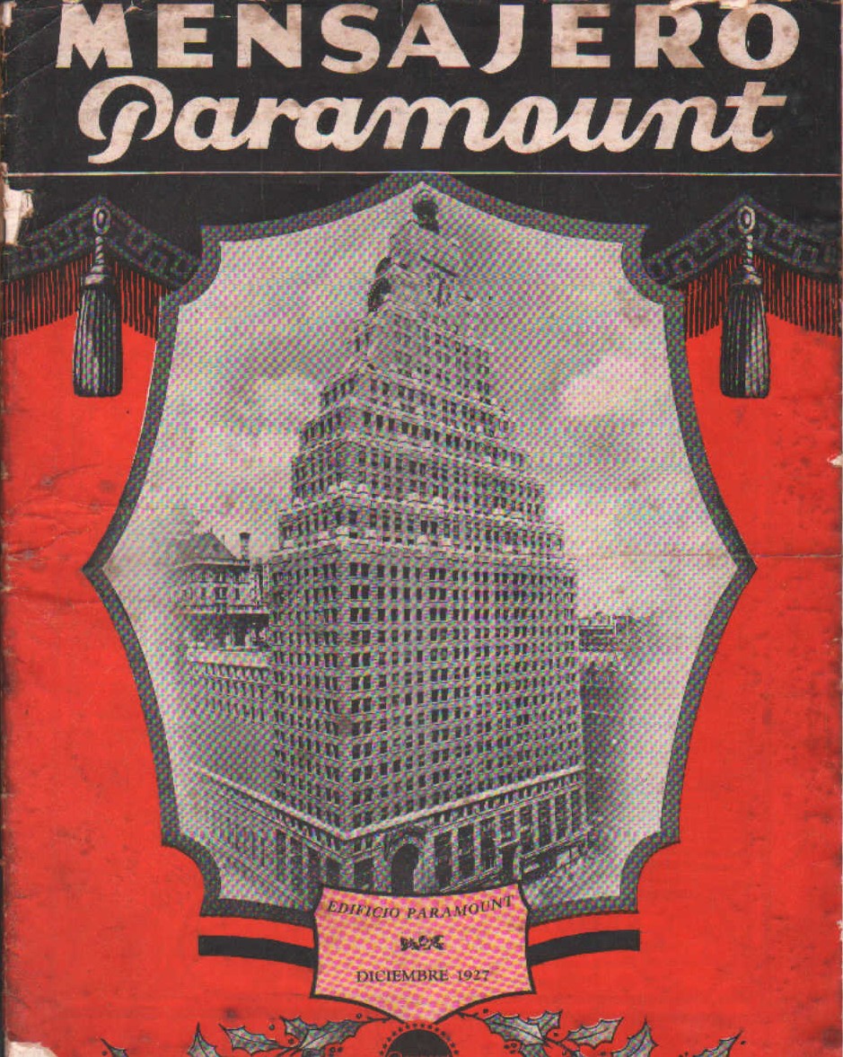 MENSAJERO PARAMOUNT DICIEMBRE 1927. VOL. VI Nº. 6