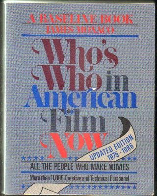 WHO'S WHO IN AMERICAN FILM NOW. UPDATED EDITION, 1975-1986