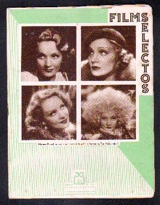 REVISTA FILMS SELECTOS. AÑO IV. Nº 131. 15 DE ABRIL DE 1933. (SUPLEMENTO ARTISTICO).