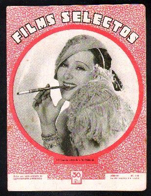 REVISTA FILMS SELECTOS. AÑO IV. Nº 118. 14 DE ENERO DE 1933. (SUPLEMENTO ARTISTICO).