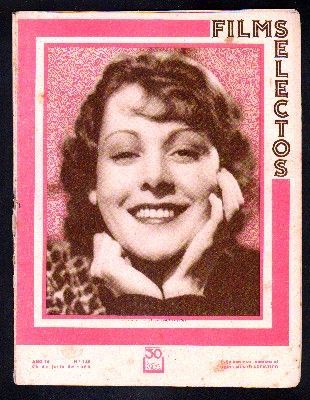 REVISTA FILMS SELECTOS. AÑO IV. Nº 146. 29 DE JULIO DE 1933. (SUPLEMENTO ARTISTICO).