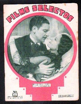 REVISTA FILMS SELECTOS. AÑO V. Nº 179. 17 DE MARZO DE 1934.