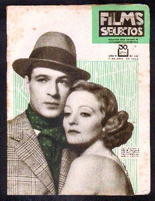 REVISTA FILMS SELECTOS. AÑO V. Nº 182. 7 DE ABRIL DE 1934.