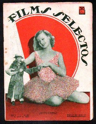 REVISTA FILMS SELECTOS. AÑO V. Nº 183. 14 DE ABRIL DE 1934.