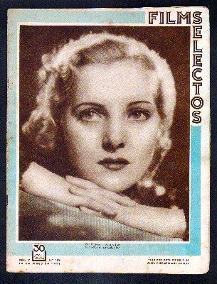 REVISTA FILMS SELECTOS. AÑO V. Nº 188. 19 DE MAYO DE 1934.