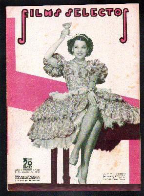 REVISTA FILMS SELECTOS. AÑO VI. Nº 250. 3 DE AGOSTO DE 1935.