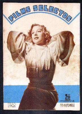 REVISTA FILMS SELECTOS. AÑO VI. Nº 256. 14 DE SEPTIEMBRE DE 1935.