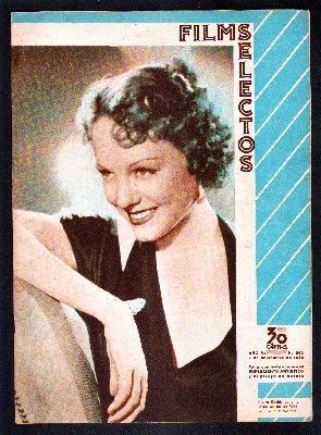 REVISTA FILMS SELECTOS. AÑO VI. Nº 263. 2 DE NOVIEMBRE DE 1935.