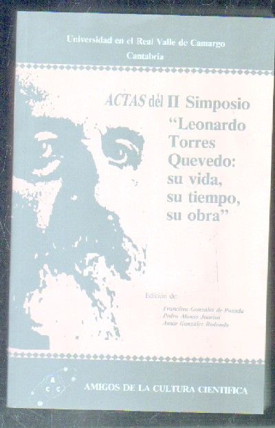 ACTAS DEL II SIMPOSIO LEONARDO TORRES QUEVEDO.