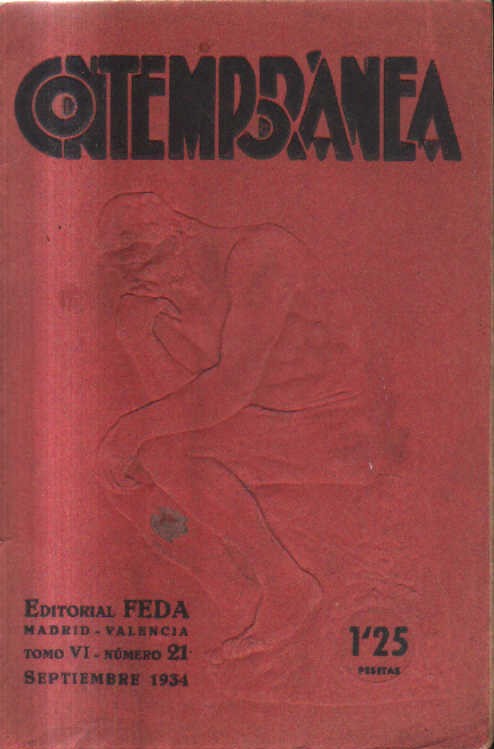 COMTEMPORANEA. SEPTIEMBRE-DICIEMBRE 1934. VOL. VI.