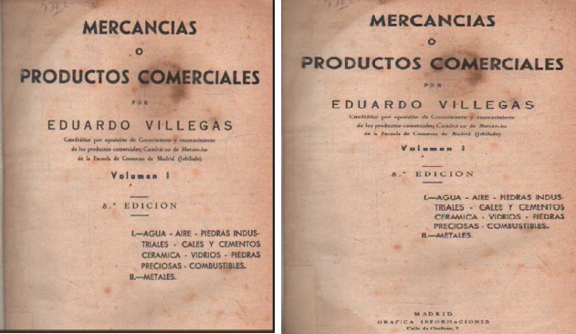 MERCANCIAS O PRODUCTOS COMERCIALES (2 TOMOS EN 1 VOLUMEN)