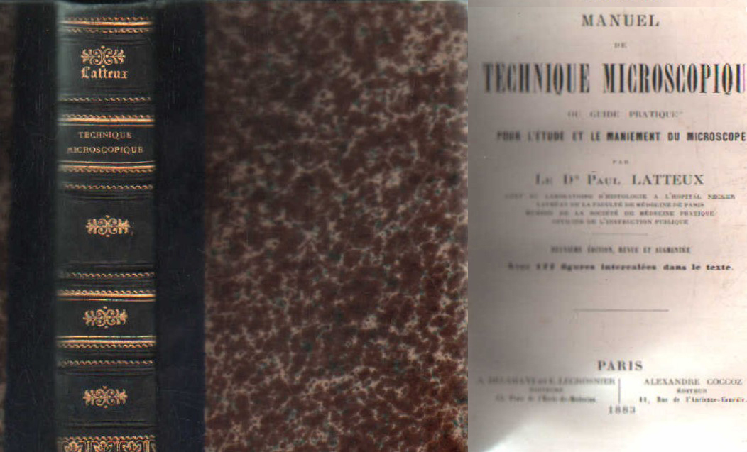 MANUEL DE TECHNIQUE MICROSCOPIQUE