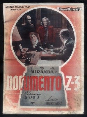DOCUMENTO Z-3. AÑO XIX. SERIE ALFA Nº 89. Nº 338. EDICIONES BIBLIOTECA FILMS.