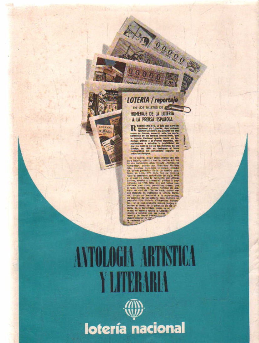 ANTOLOGIA ARTÍSTICA Y LITERARIA, LOTERIA NACIONAL