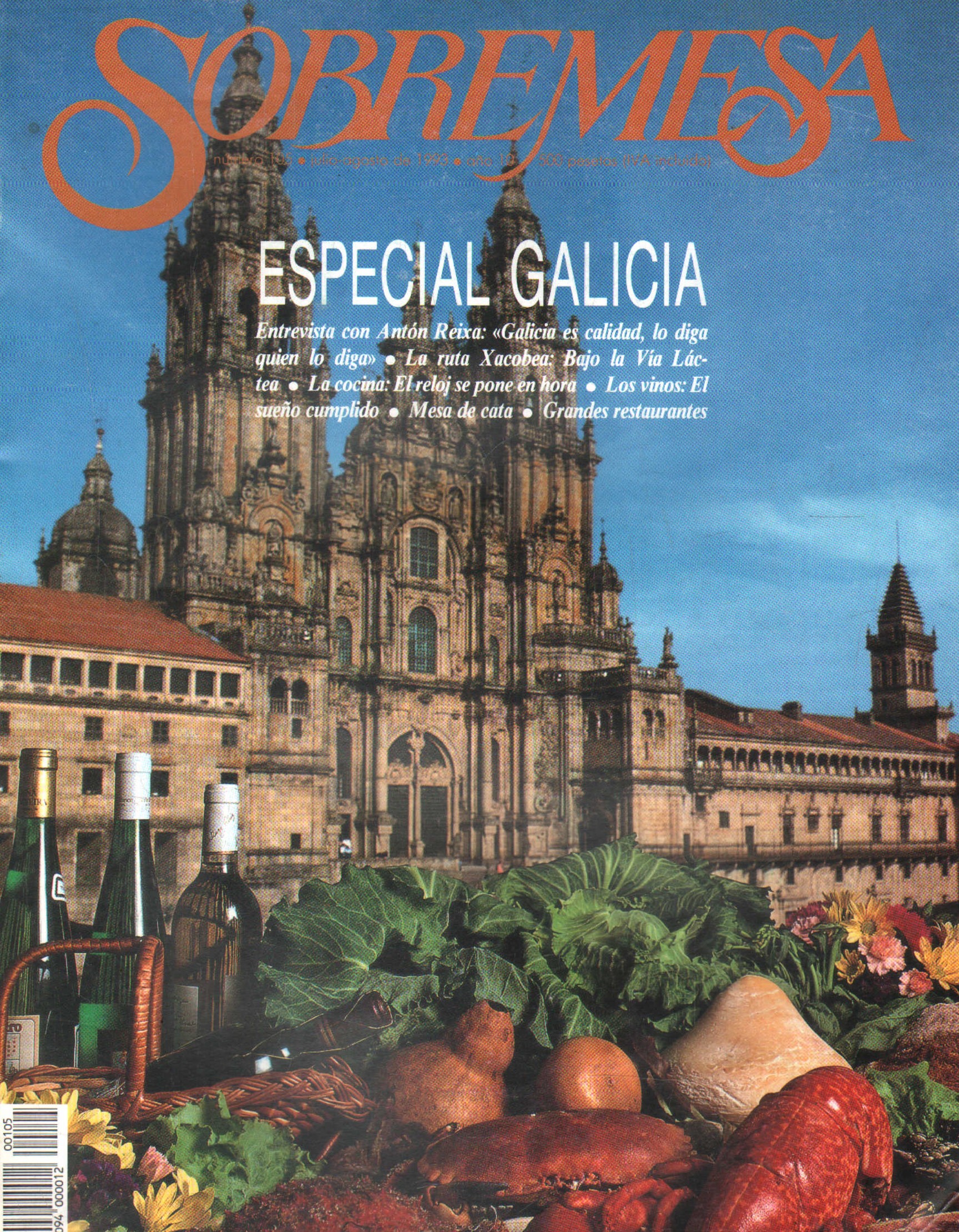 SOBREMESA. NUM.105, JULIO-AGOSTO DE 1993, AÑO 10