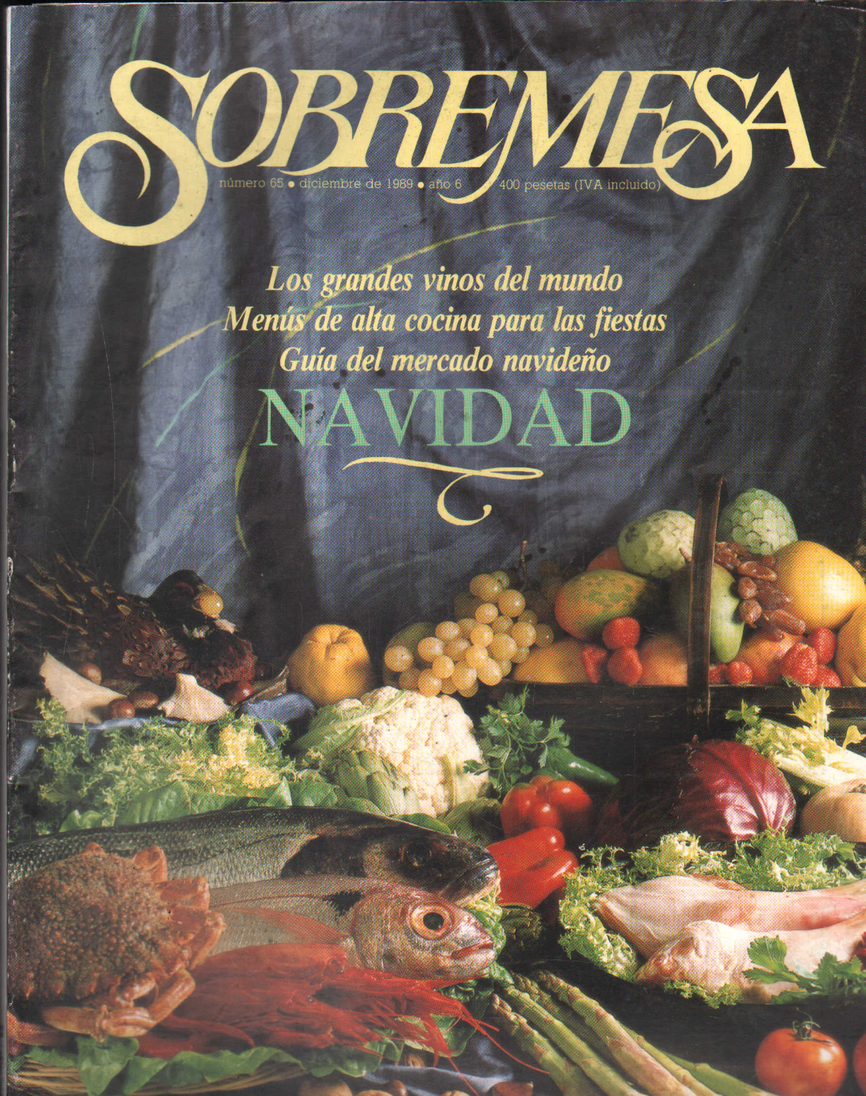 SOBREMESA. NUM.65, MAYO DE 1989, AÑO 6