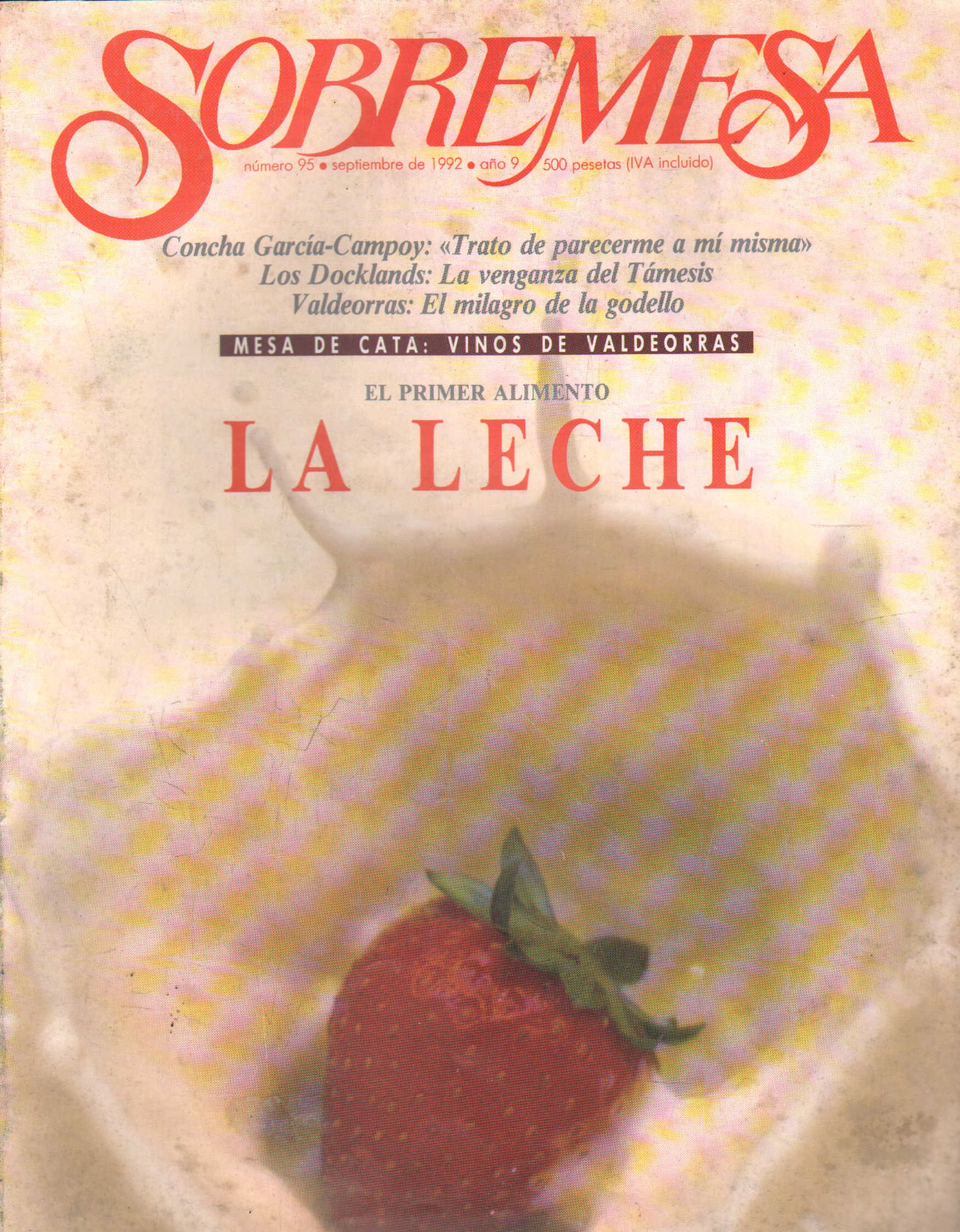 SOBREMESA. NUM.95, MAYO DE 1992, AÑO 9