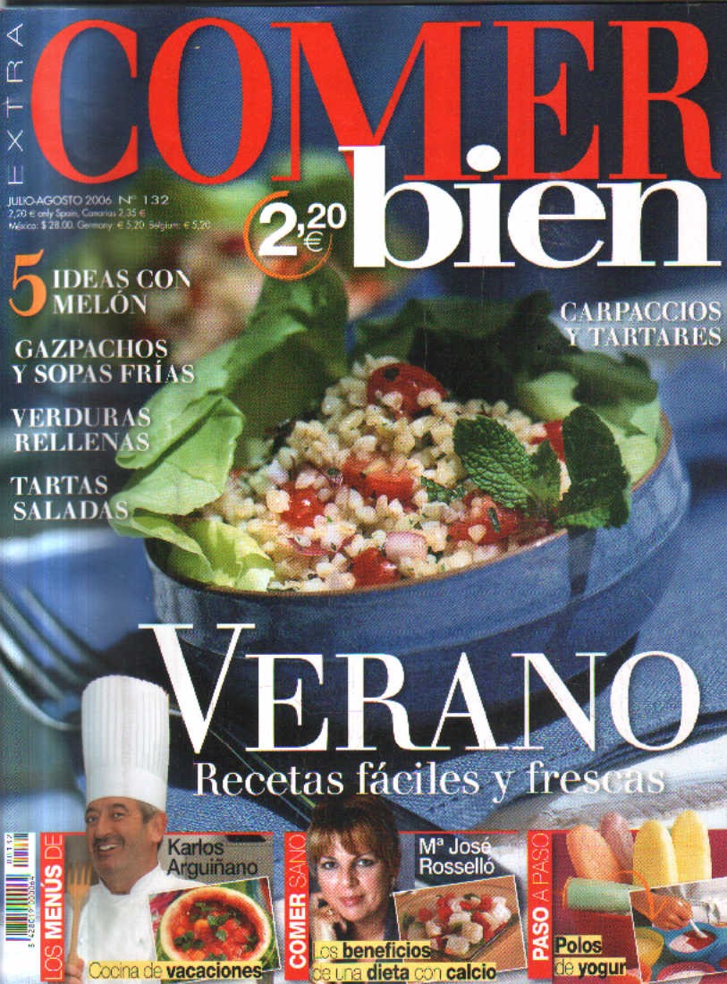 COMER BIEN. Nº 132. JULIO-AGOSTO 2006