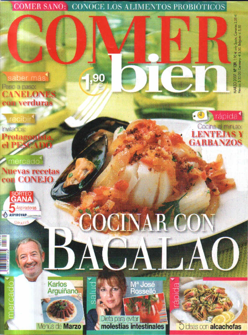 COMER BIEN. Nº 139. MARZO 2007