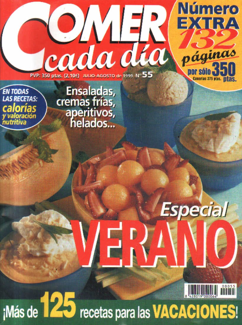 COMER CADA DIA. Nº 55. JULIO-AGOSTO. 1999.