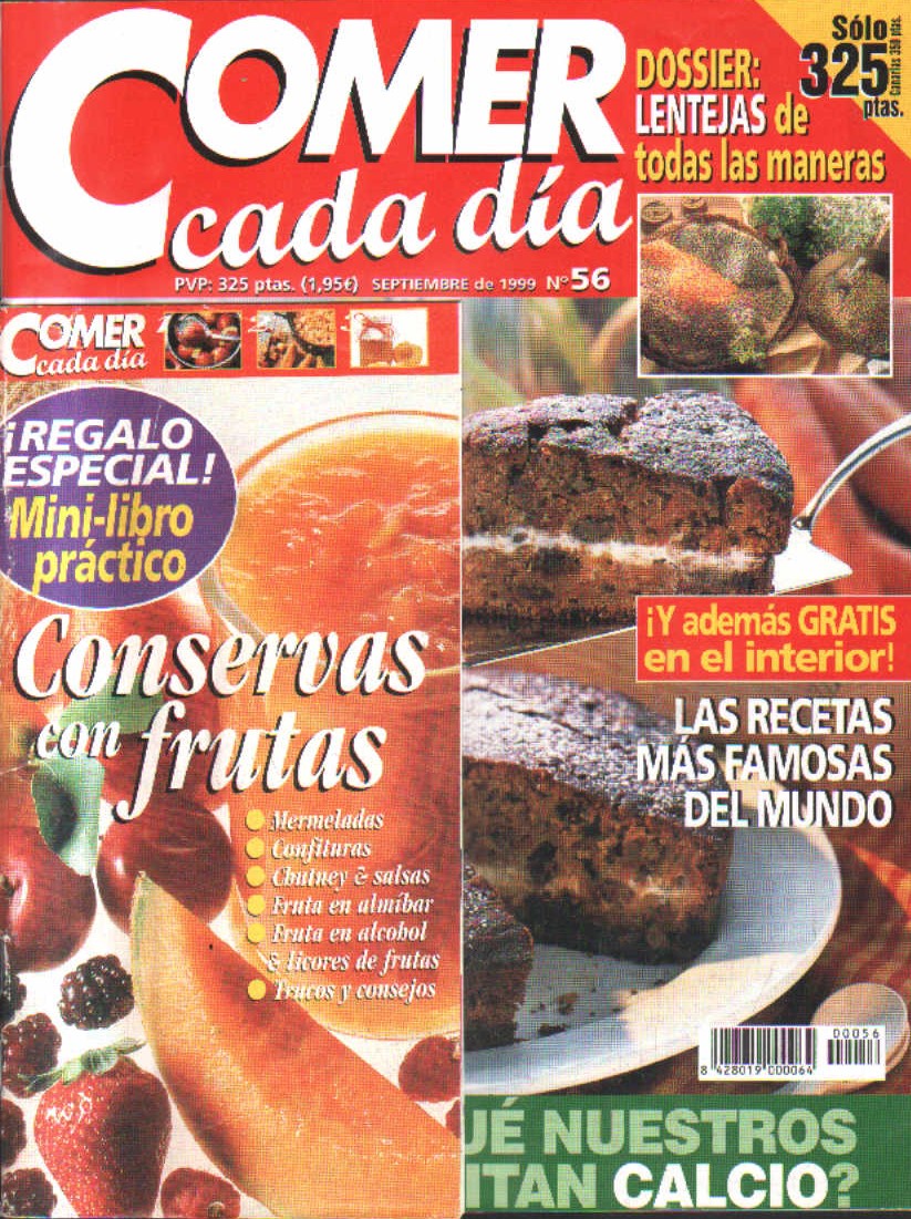 COMER CADA DIA. Nº 56. SEPTIEMBRE. 1999.