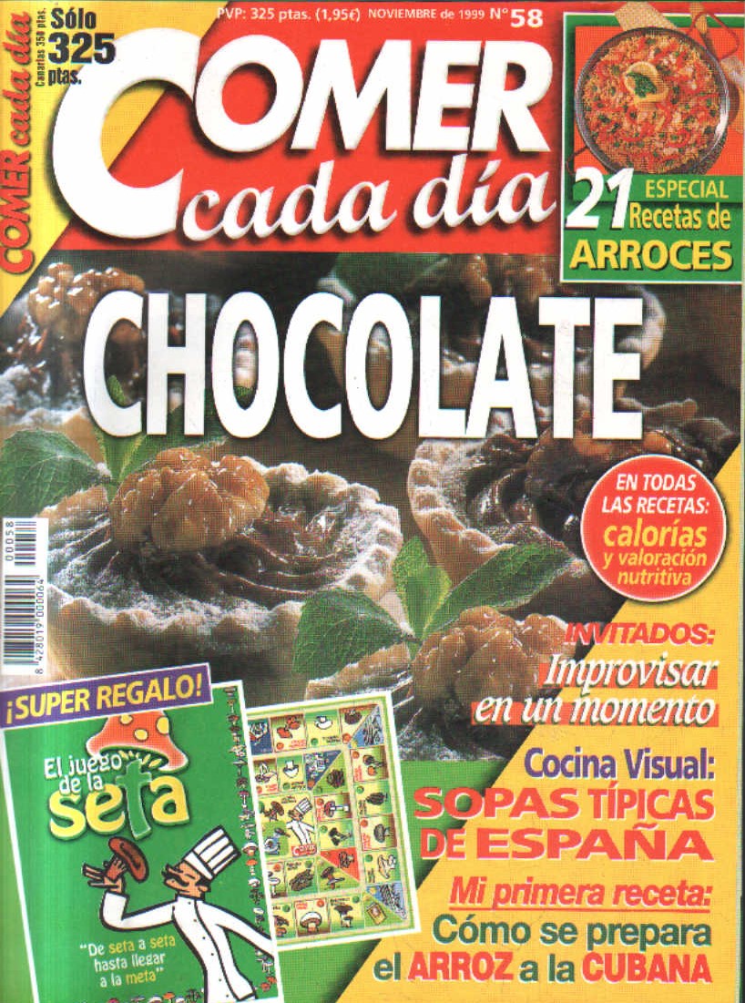 COMER CADA DIA. Nº 58. NOVIEMBRE. 1999.