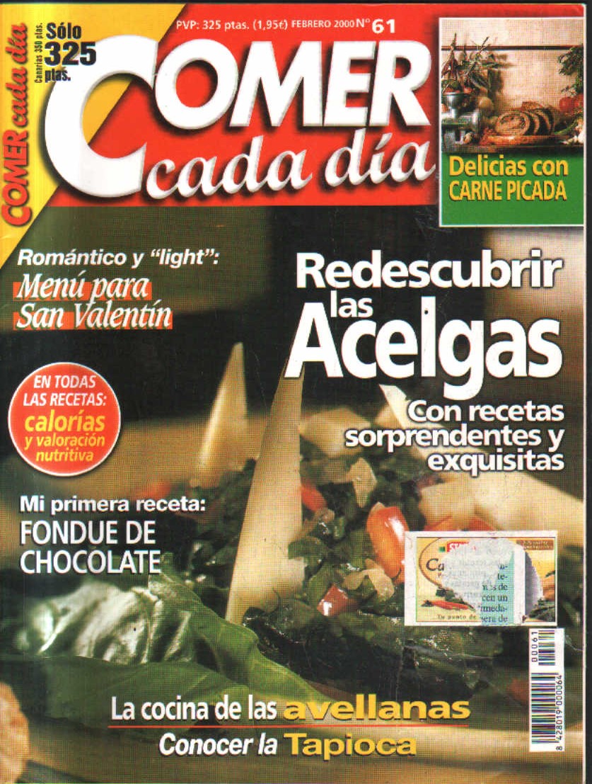 COMER CADA DIA. Nº 62. MARZO. 2000.