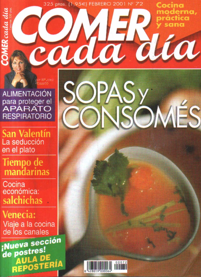 COMER CADA DIA. Nº 72. FEBRERO. 2001.
