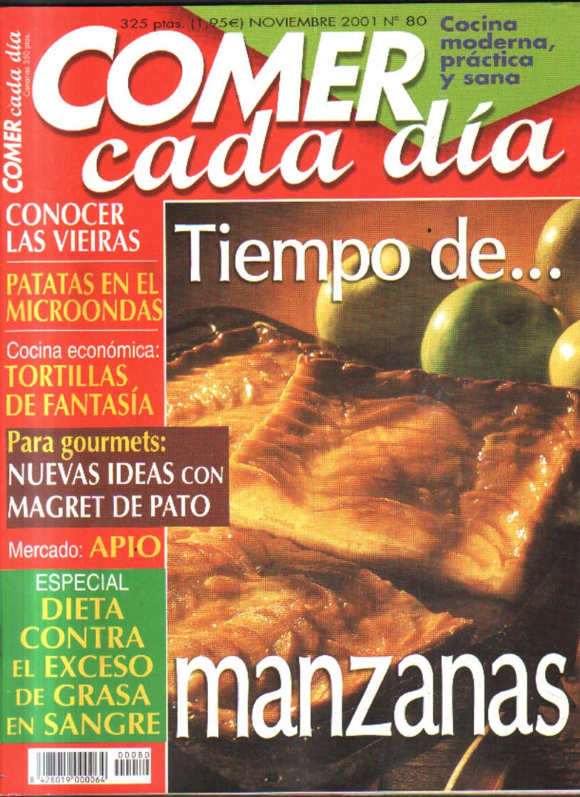 COMER CADA DIA. Nº 80. NOVIEMBRE. 2001.