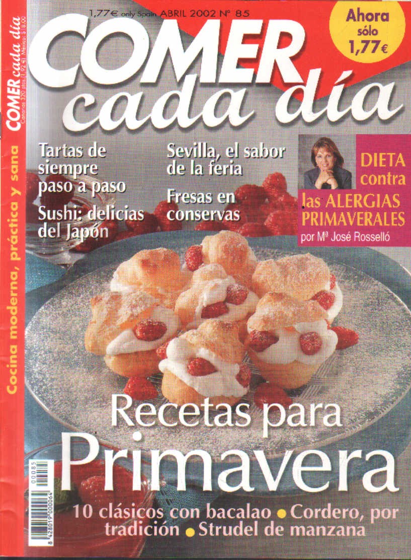 COMER CADA DIA. Nº 85. ABRIL. 2002.