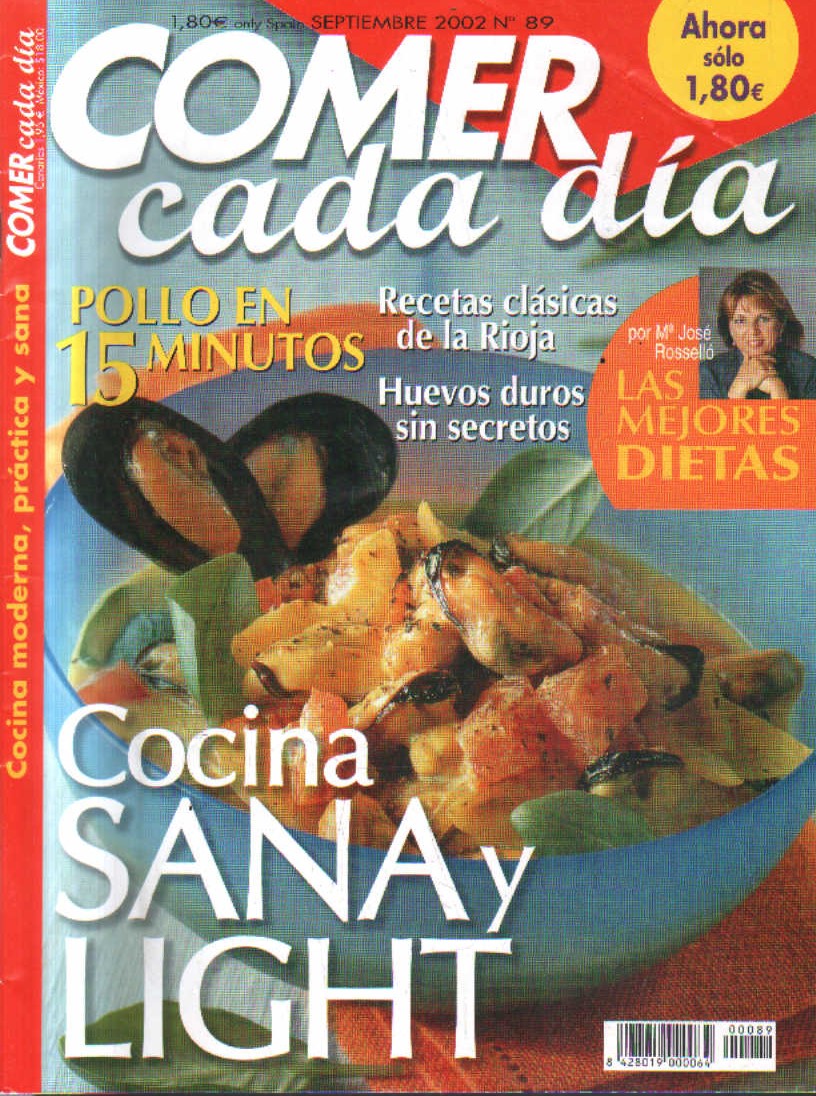 COMER CADA DIA. Nº 89. SEPTIEMBRE. 2002.