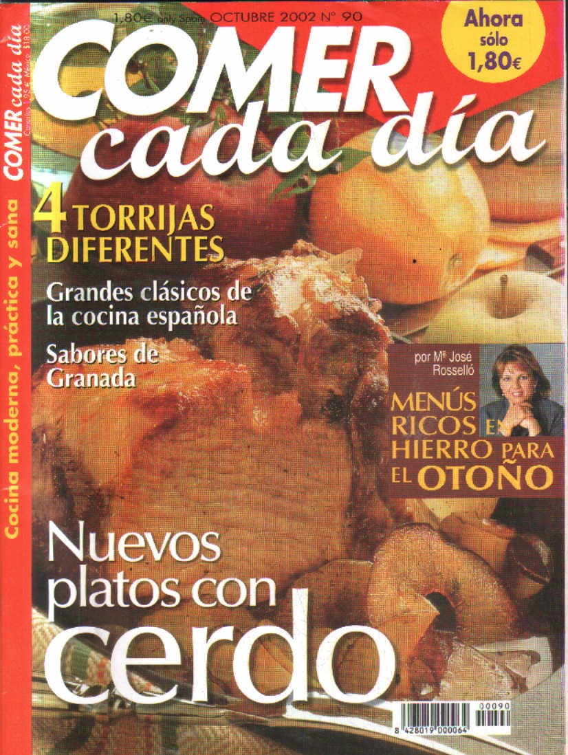 COMER CADA DIA. Nº 90. OCTUBRE. 2002.