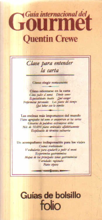 GUIA INTERNACIONAL DE GOURMET.
