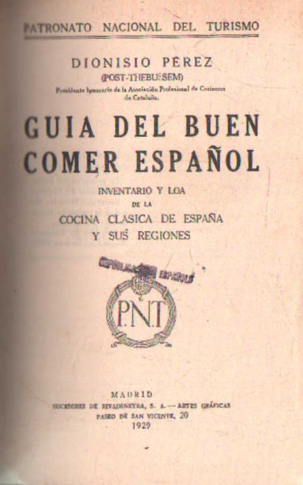 GUIA DEL BUEN COMER ESPAÑOL