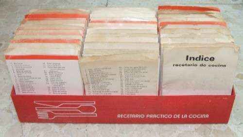RECETARIO PRACTICO DE LA COCINA. CIRCULO TARJETAS DEL HOGAR