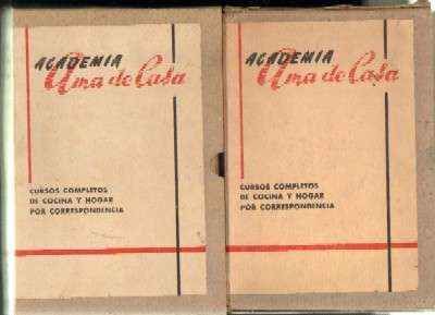 ACADEMIA AMA DE CASA. CURSOS COMPLETOS DE COCINA Y HOGAR