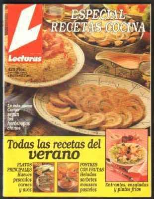 REVISTA LECTURAS. ESPECIAL RECETAS COCINA. Nº6.