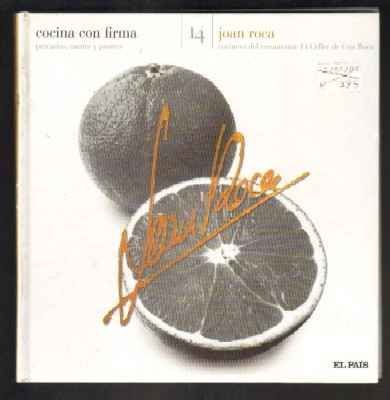 COCINA CON FIRMA Nº 14 J. ROCA. COCINERO DEL RESTAURANTE EL CELLER DE CAN ROCA.