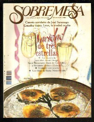 SOBREMESA  REVISTA DE VINOS Y GASTRONOMIA Nº 131.DICIEMBRE. AÑO 12.