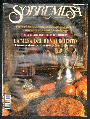 SOBREMESA  REVISTA DE VINOS Y GASTRONOMIA Nº 121. ENERO 1995. AÑO 12.