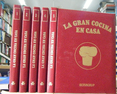 EL GRAN LIBRO COCINA EN CASA. 5 TOMOS.