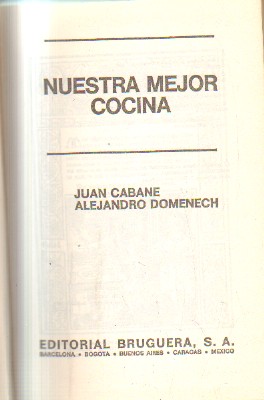 NUESTRA MEJOR COCINA.
