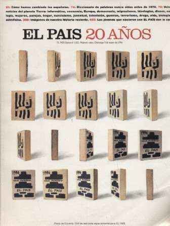 EL PAIS. 20 AÑOS