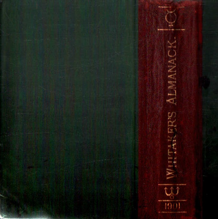 WHITAKER'S ALMANACK 1901