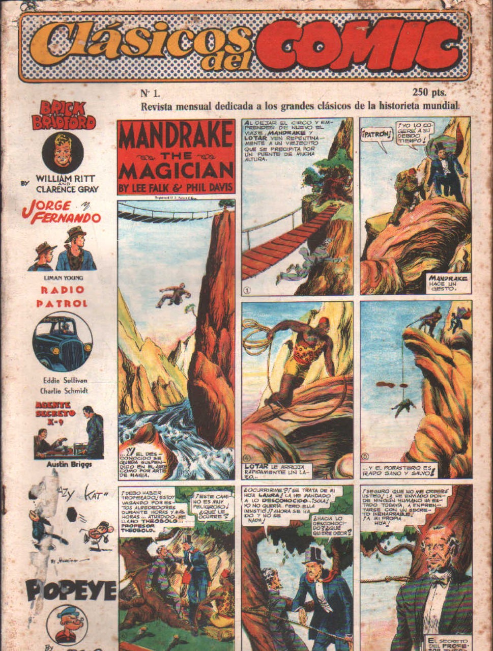 CLASICOS DEL COMIC. Nº 1 AL 11 ( FALTA EL Nº 9)