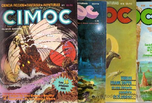 REVISTA CIMOC. CIENCIA FICCION. FANTASIA. AVENTURAS (VARIOS NUMEROS)